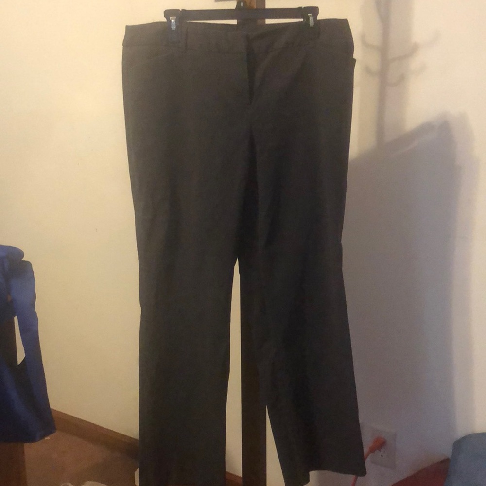 Gray dress slacks